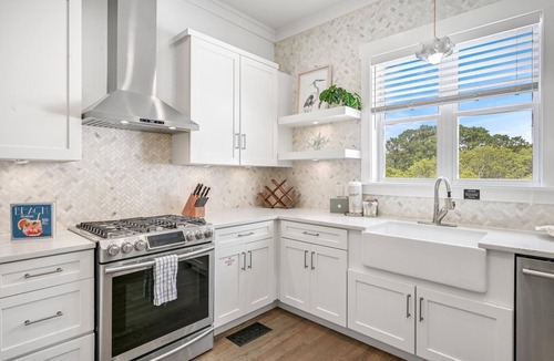 San Juan House | Gulf Views! Private Heated Pool! LSV! Steps from Beach!