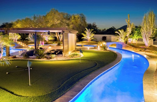 North Scottsdale House | HÓZHÓ Luxe Ranch w/Lazy River, Golf Sim & Bowling