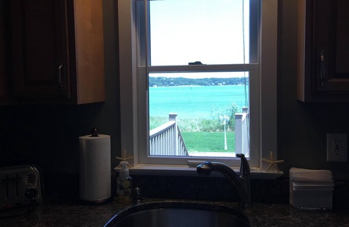 Town of Southampton House | Hamptons Waterfront- On A Sandy Beach- Relax & Getaway! (SH)