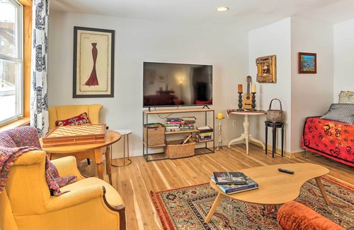 Hancock House | Hancock Home w/ Sunroom, Patio & River Access!