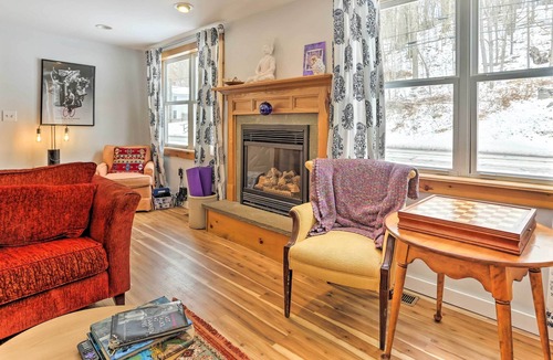 Hancock House | Hancock Home w/ Sunroom, Patio & River Access!