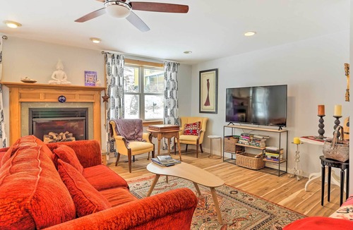 Hancock House | Hancock Home w/ Sunroom, Patio & River Access!