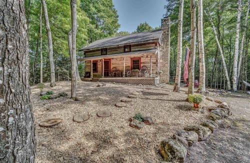Egg Harbor Cabin | Hand Hewn Log Cabin Newly Renovated, rustic-modern design