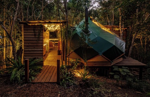 Neranwood Cabin | Handcrafted Glamping Zome Surrounded by Rainforest.