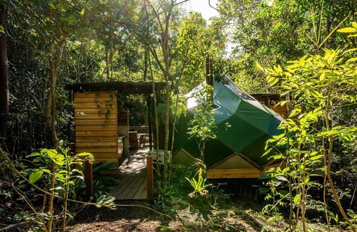 Neranwood Cabin | Handcrafted Glamping Zome Surrounded by Rainforest.