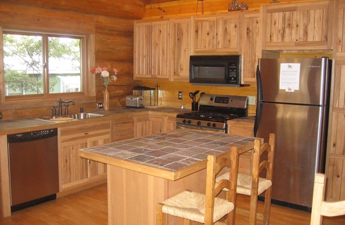 Cloudcroft Cabin | Handcrafted Log Home with hot tub backing into National Forest