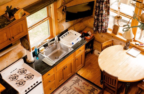 Starlight Cabin | Handcrafted Riverfront Cabin on 10 acres