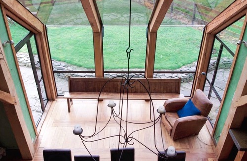 Richmond Downs House | Handhewn Barn in a field