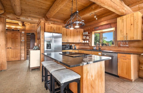 Springdale House | Hardwood Chalet-Pool, Hot tub, fireplace