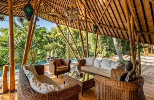 Abiansemal Villa | Harmony House, Bamboo House with Pool view