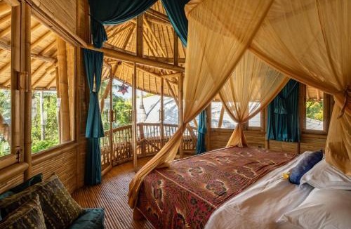 Abiansemal Villa | Harmony House, Bamboo House with Pool view