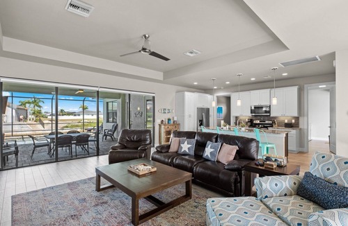 Burnt Store House | Harper's Hideaway - Spacious 3/2 Gulf Access with Breathtaking Water Views