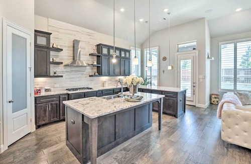 Haslet House | Haslet Family Home w/Fire Pit, Hot Tub & BBQ