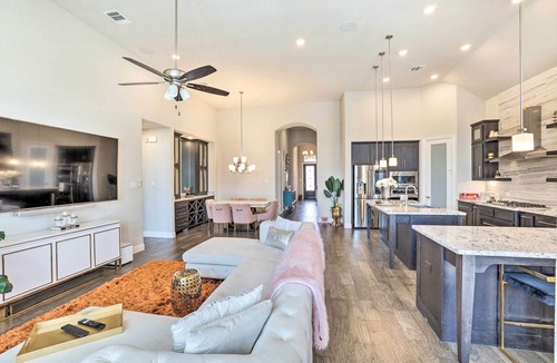 Haslet House | Haslet Family Home w/Fire Pit, Hot Tub & BBQ