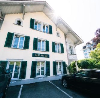 Oberhofen am Thunersee Hotel | HAUS AM SEE Lakefront Rooms on Lake Thun SELF CHECK-IN Digital Reception