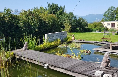 Steffisburg House | Haus mit Garten, Sauna, Biotop und Feuerstelle