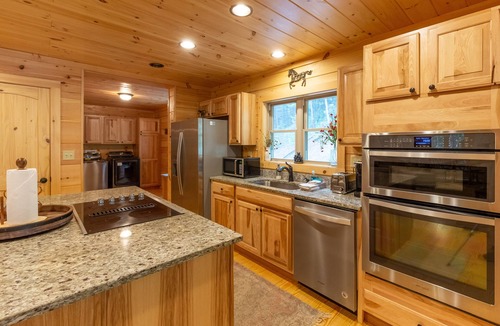 Tuckasegee Cabin | Havilah Falls - Master Crafted Luxury Cabin w/Private Waterfall and Sliding Rock
