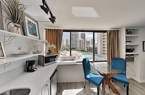 McCully - Moiliili Condo | Hawaiian Monarch 805 Condo by RedAwning