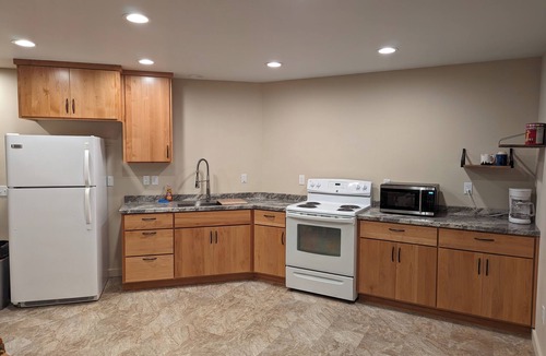 Moscow House | Hawk's NestnEntire 1650 Sqft lower level.