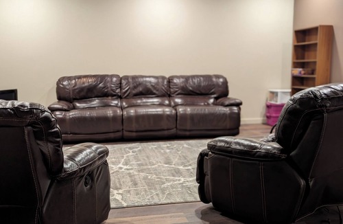 Moscow House | Hawk's NestnEntire 1650 Sqft lower level.