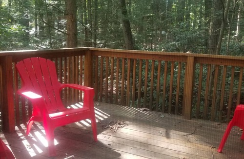 Mount Gretna Heights Cottage | ​Heart of Town & Sands: Secluded Forest Hut