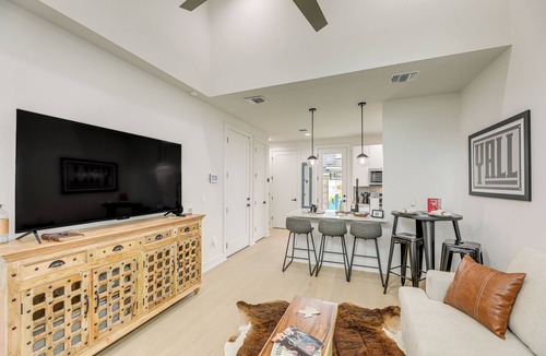 Chestnut House | Heated Cowboy Pool: Modern Austin Retreat