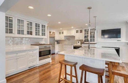 Mashpee Villa | Heated Indoor Pool and Spa - Golf Course View