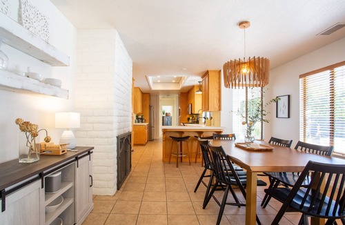 Los Alamos House | Heated pool (82 degrees), hot tub, gas firepit