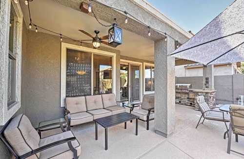 Orchards House | Heated Pool, Fire Pit & Game Room: Surprise Home