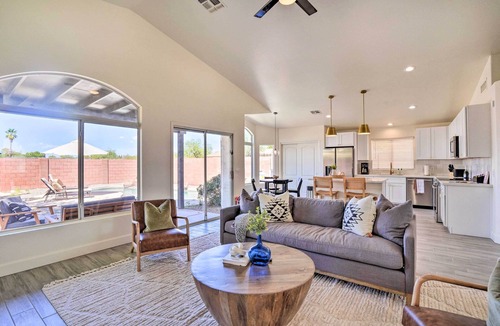 Paradise Valley Village House | Heated Pool + Foosball: Modern Phoenix Sanctuary