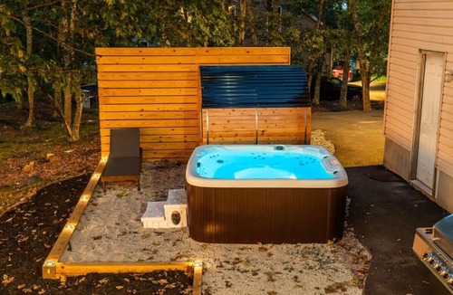 East Stroudsburg House | Heated Pool, Hot Tub, Sauna, Fire Pit, Game Room