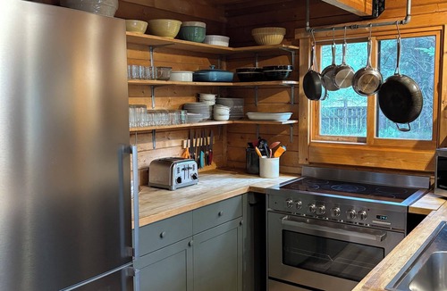 Leavenworth Cabin | Heated Pool, Hot Tub, Fenced Acre for Dogs, Views, EV Charger