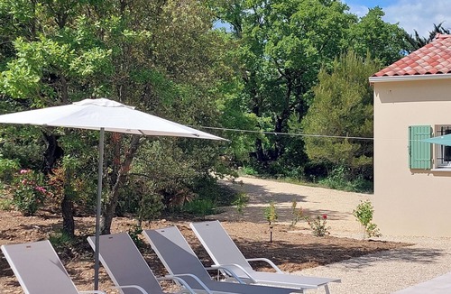 Barjac Villa | Heated pool & open views in nature