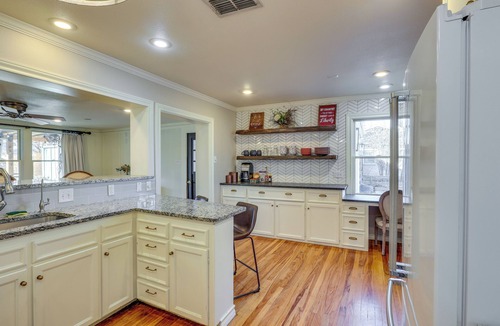 Tech Terrace House | Heated Pool + Sauna: Retreat 1 Mi to Texas Tech!