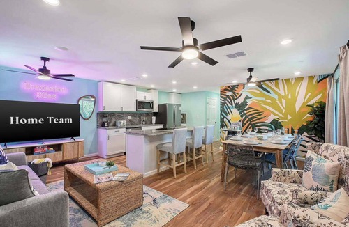 South Bradenton Condo | Heated Pool & Slide - Games - Min to IMG-Sleeps 10