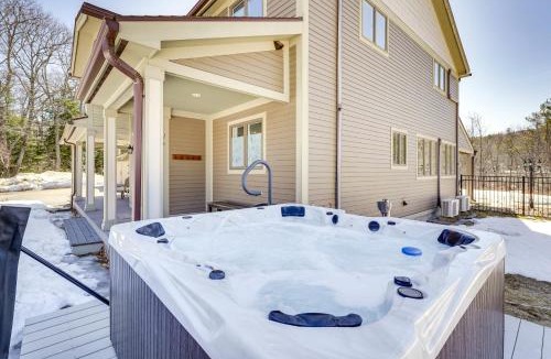 Ludlow House | Heated Saltwater Pool Riverfront Home in Ludlow