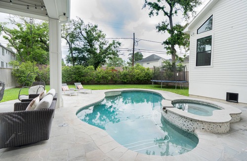Lazybrook/Timbergrove House | Heights Area Luxe Retreat - Pool, Hot Tub & Games
