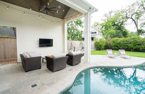 Lazybrook/Timbergrove House | Heights Area Luxe Retreat - Pool, Hot Tub & Games