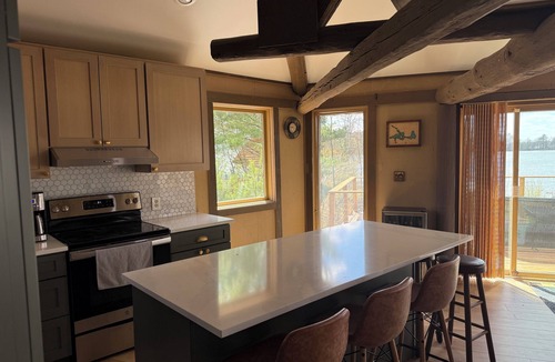 Balsam Lake Cabin | Hexagon Hideaway on Balsam Lake - Private Dock Kayaks Sunset Views