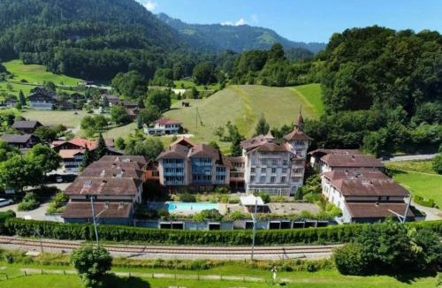 Darligen Apartment | HID AG: Lakeview Studio mit Parkplatz und Balkon