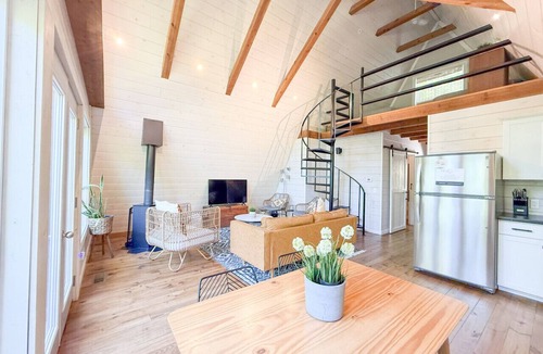 Newnata Cabin | Hidden A-Frame at Double Bridge with Firepit