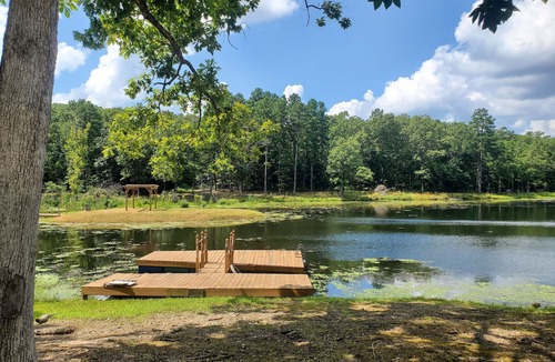 Ironton Cabin | Hidden Hollow Cabin. Charming 2-bedroom cabin on a beautiful lake.