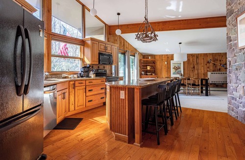 Pocono Pines House | Hidden Treasure Chalet Hot Tub | Game Room