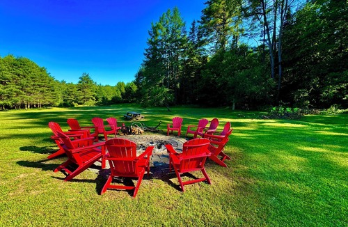 Chestertown House | Hide-A-Way Cabin, Pool & AC, Authetic Adirondack Cabin Steps from Loon Lake