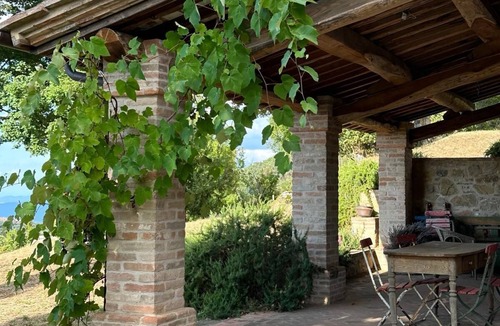 Cinigiano Cottage | Hideaway mit Blick auf Val D'orcia
