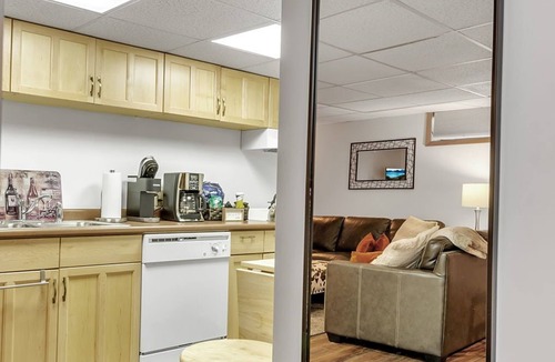 Ellicottville Apartment | Hideaway Walk to Town & Slopes Hot Tub
