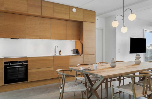 Aarhus C Apartment | High-End Marina Apt w Outdoor Areas & Free Parking