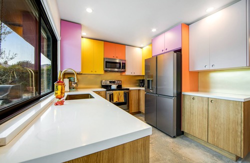 Sonora Sunrise House | Highball House with private pool, spa, firepit & artful designer interior