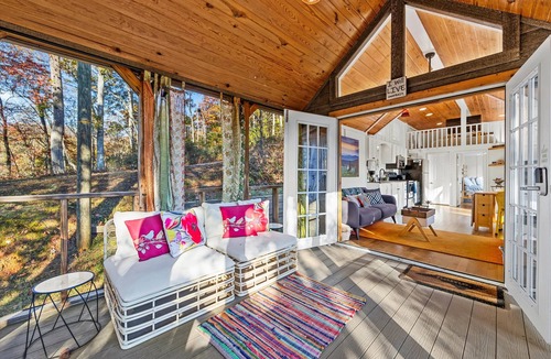 Sylva Cabin | Higher Ground-Eco Luxe Tiny Cabin/Stunning Views