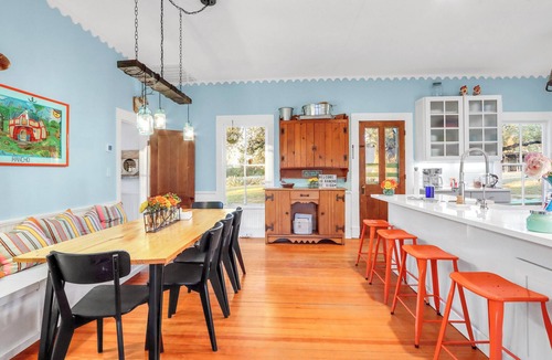 Johnson City House | Hill Country Ranch with Pool, Bunkhouse, Pickleball & Sunset Views